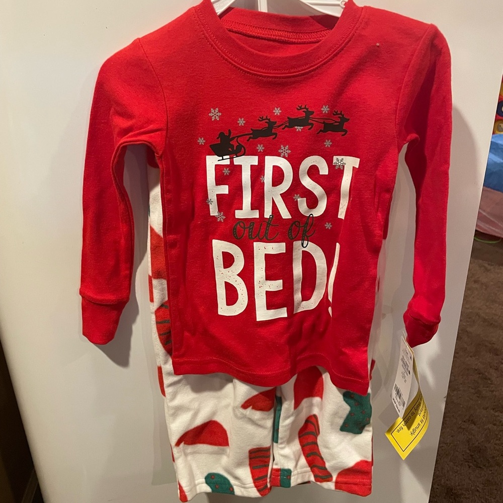 Carters Holiday Pajamas “First out of Bed”